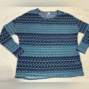 Alya Knit Boho Long Sleeve Top